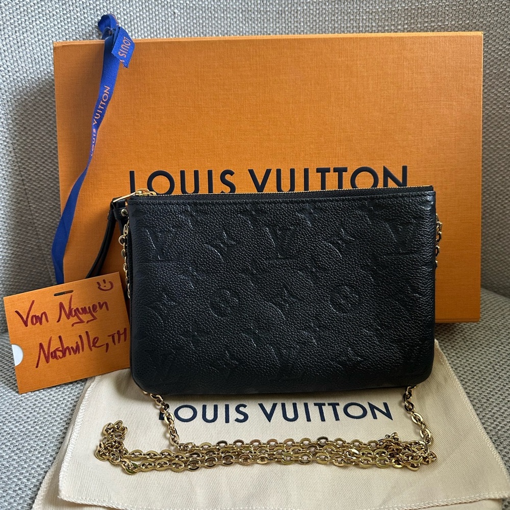 Louis Vuitton Double Zipper Pochette